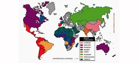 Languages map