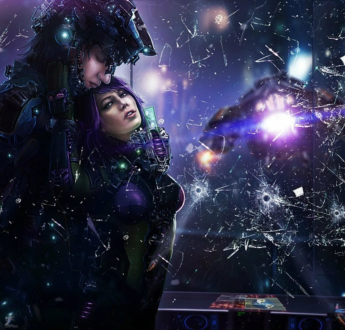 Sci fantasy. Мегабашня киберпанк. sci fi киберпанк. девушка космос. космос фэнтези.
