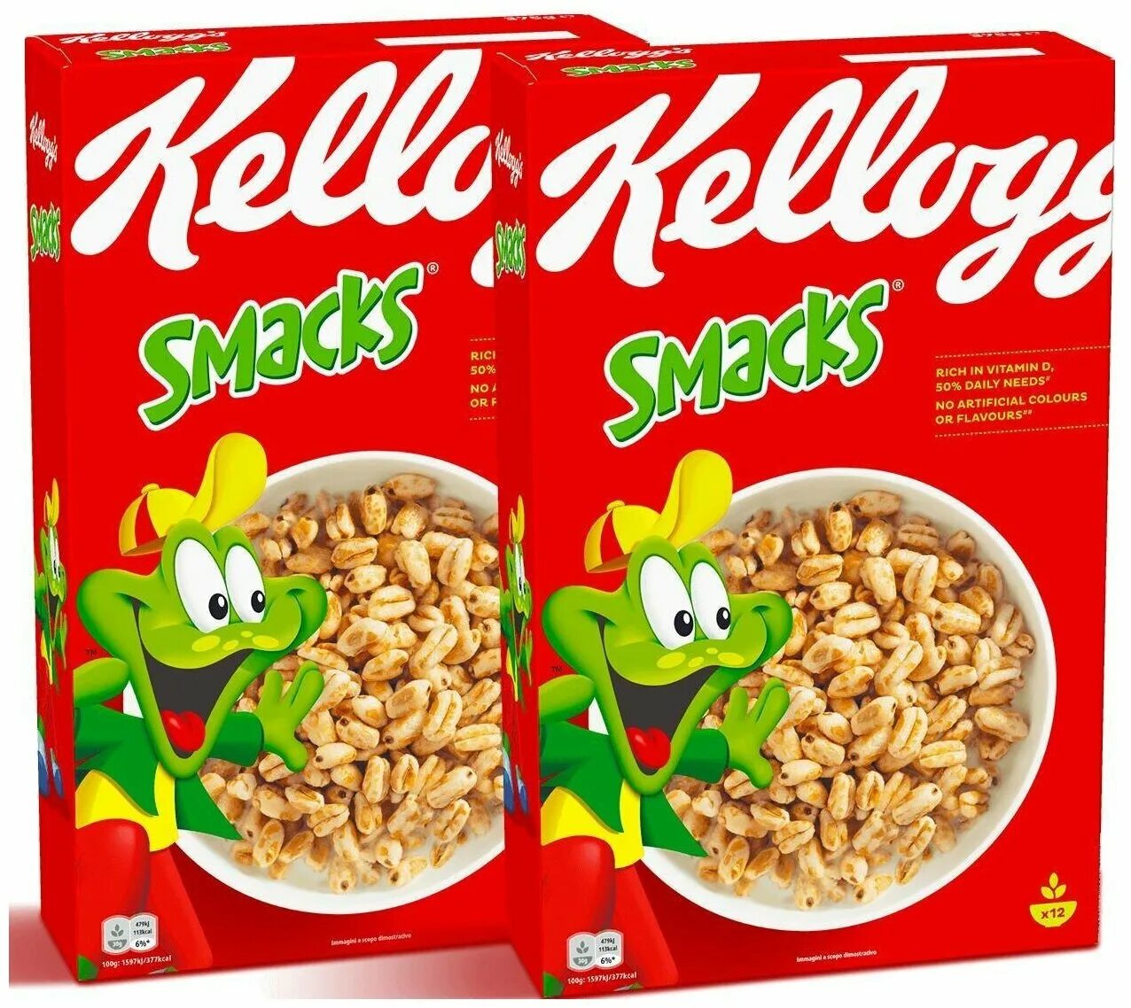 Хлопья Extra Kellogg's. Сухой завтрак. Готовый завтрак. Сухой завтрак Kellogg's с лягушкой.