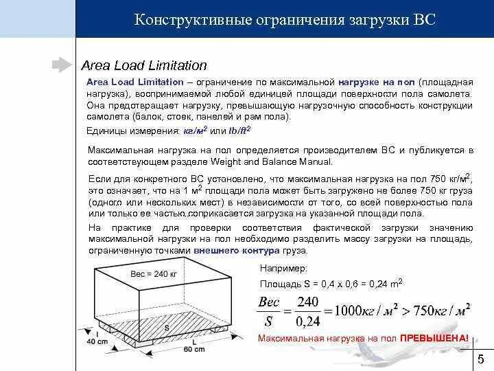 Как рассчитывать нагрузку