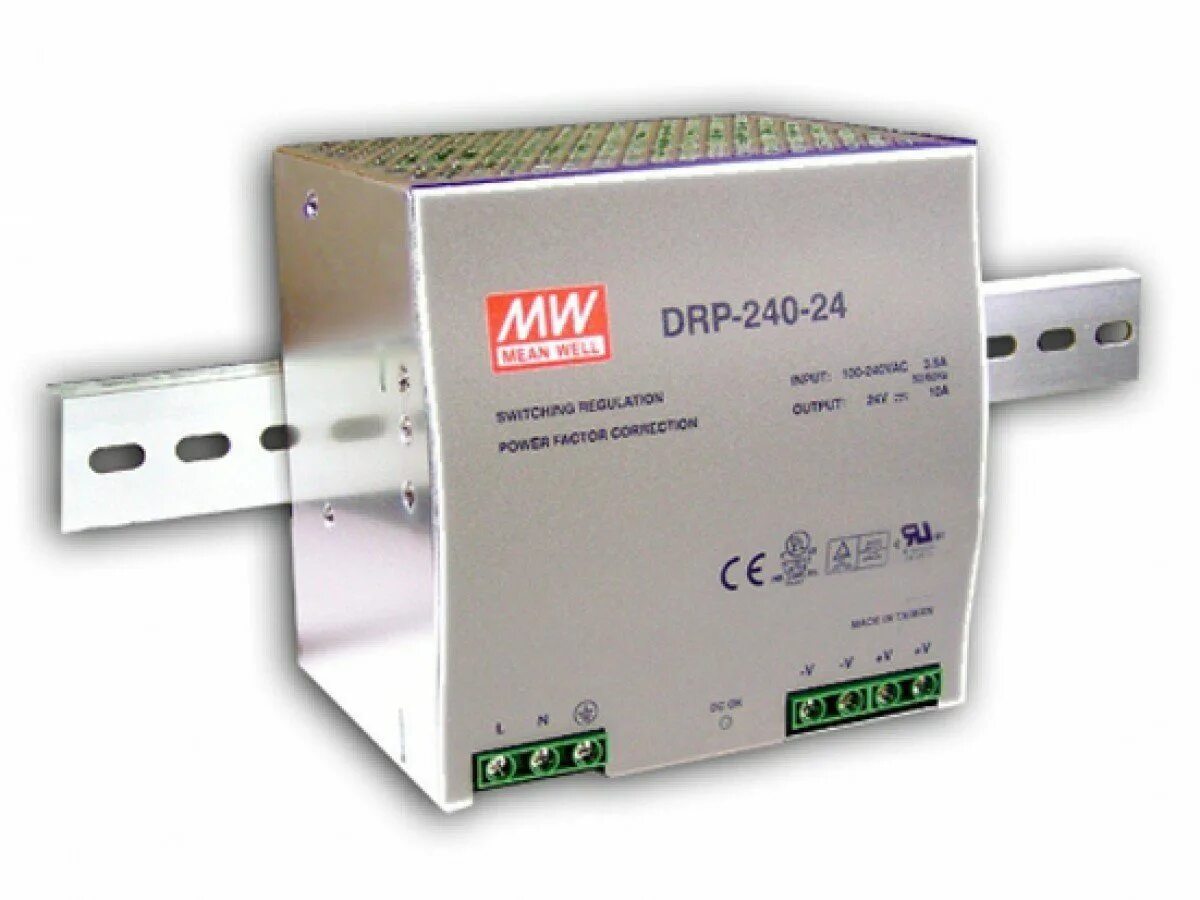 Блок питания на din. Источник питания hlg-150h-30. mean well drp-03.