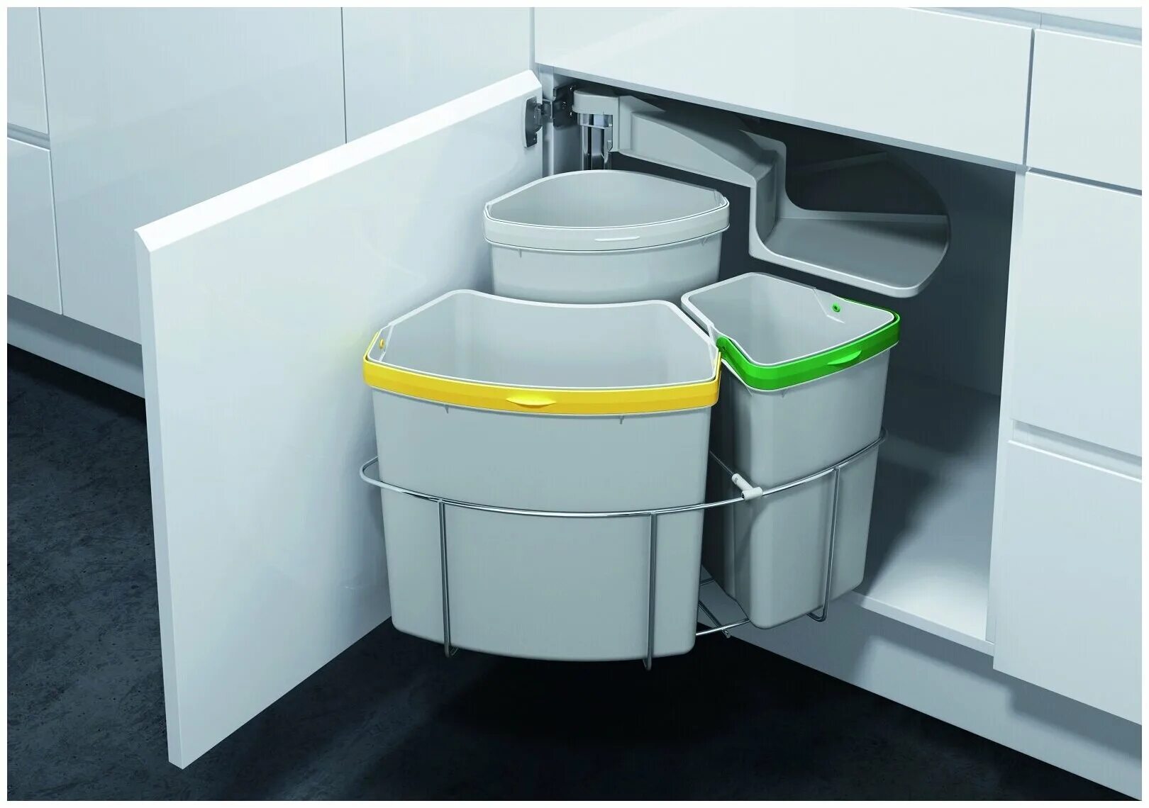 Контейнеры для сортировки мусора rotho. Встраиваемое мусорное ведро vauth-sagel envi center-3. 6 л. Ведро для сортировки отходов. Корзины для сортировки мусора.