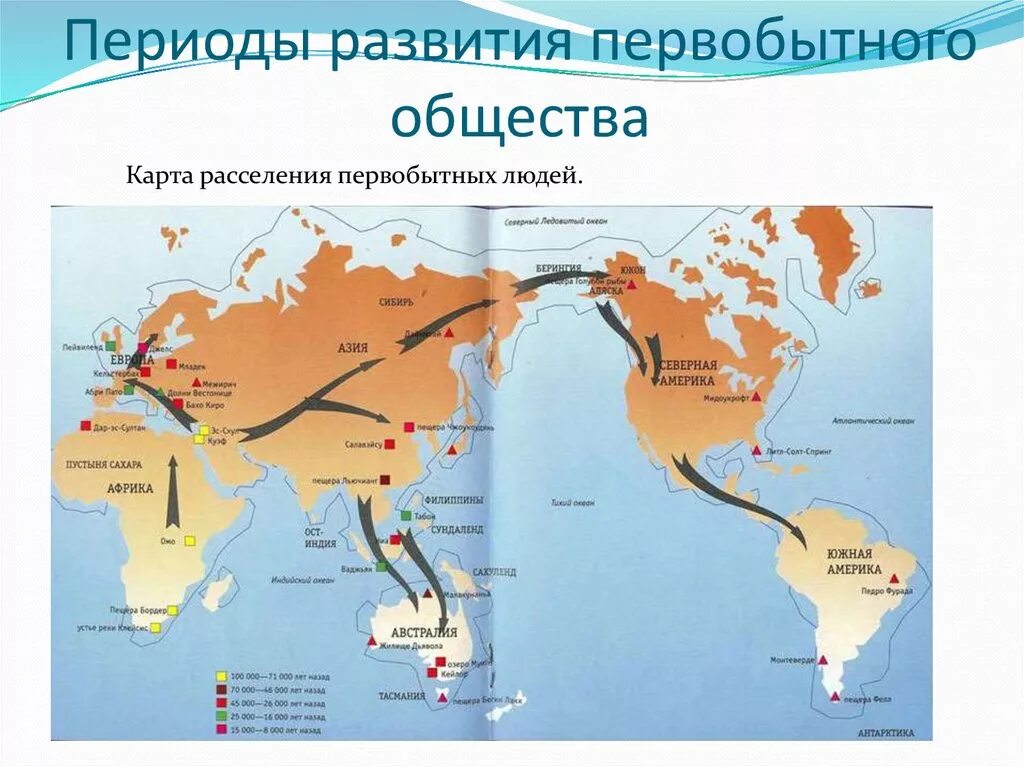 Карта заселения земли человеком. Карта миграции первобытного человека. Пути расселения древних людей. Пути расселения древнего человека.