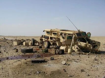 Destroyed vehicles