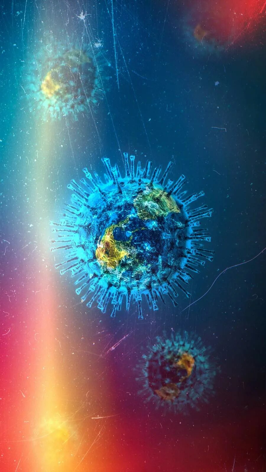 Iphone virus. Вирус. Вирус арт. Вирусы на земле. Вирус арты.