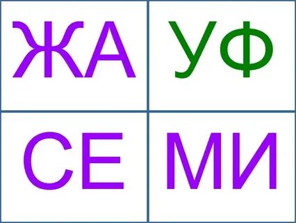 Карточки слоги с картинками