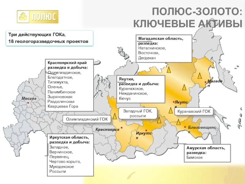 Рудник пионер амурская область на карте. Месторождения золота Красноярского края. Полюс золото месторождения. Золото в России месторождения на карте России. Месторождения золота в Иркутской области.