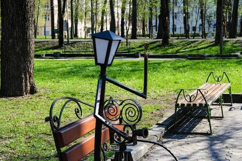 Создаем малые архитектурные формы для города фонари