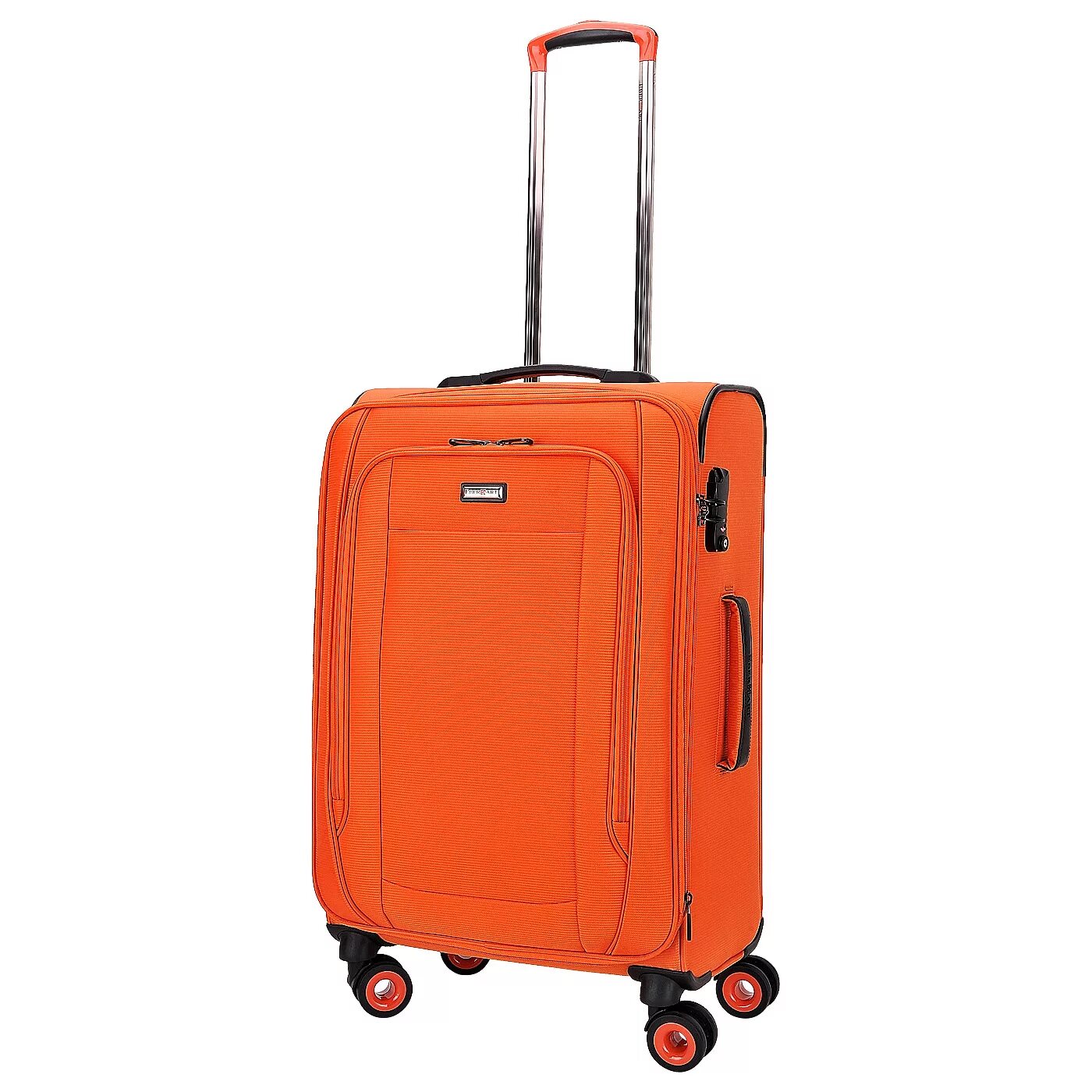Купить чемодан на колесиках в интернете. Тканевый чемодан Eberhart Pan Chemodan. Чемодан сумка Eclipse. Оранжевый чемодан. Оранжевый чемодан на колесиках.