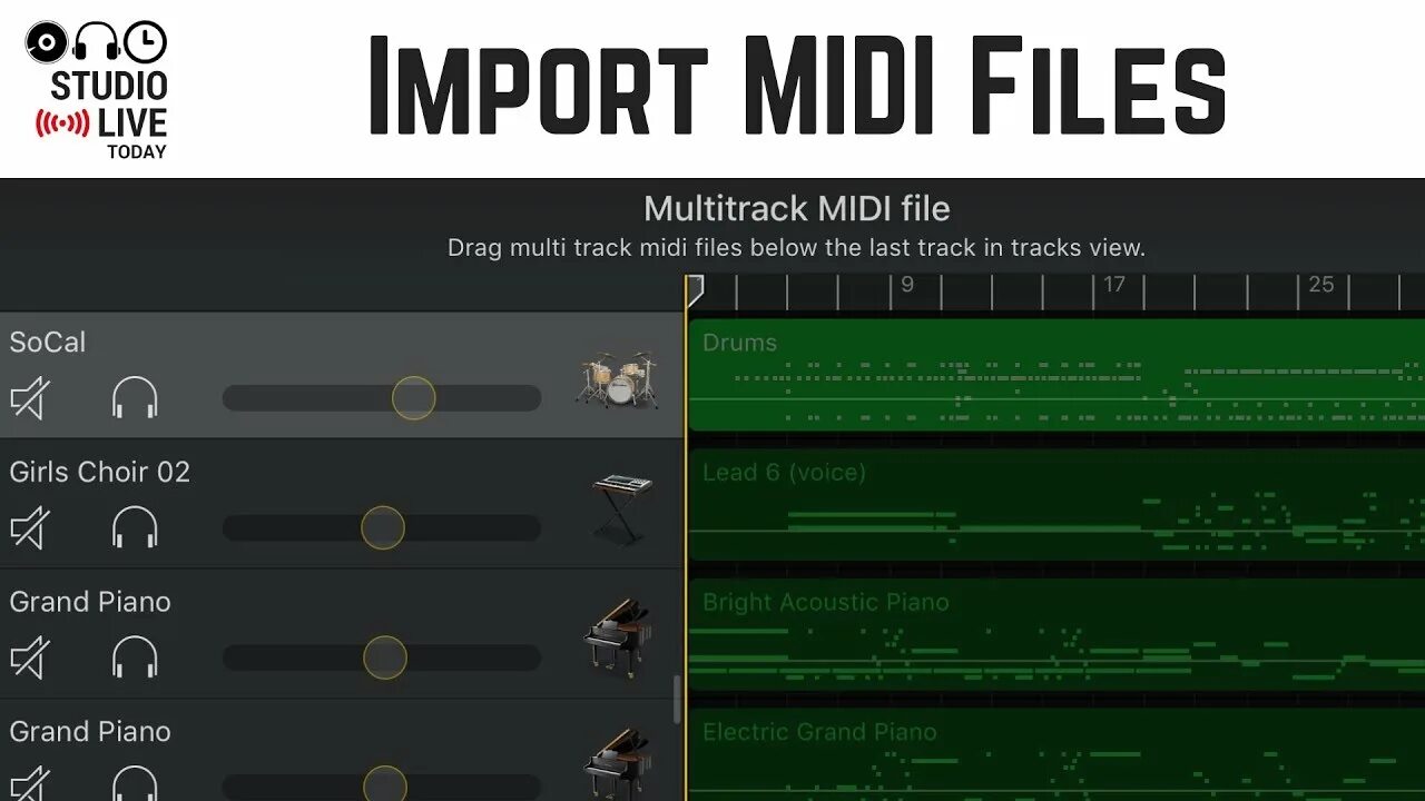 Midi data