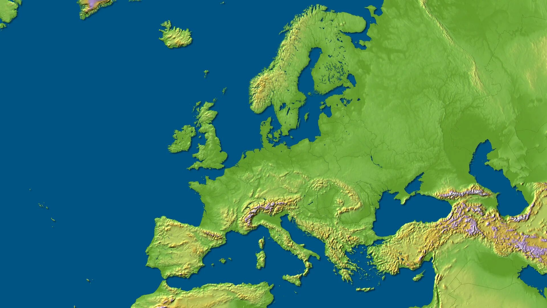 Europa und. Ландшафтная карта Европы. Карта рельефа Европы. Физическая карта Европы. Спутниковая карта Европы.