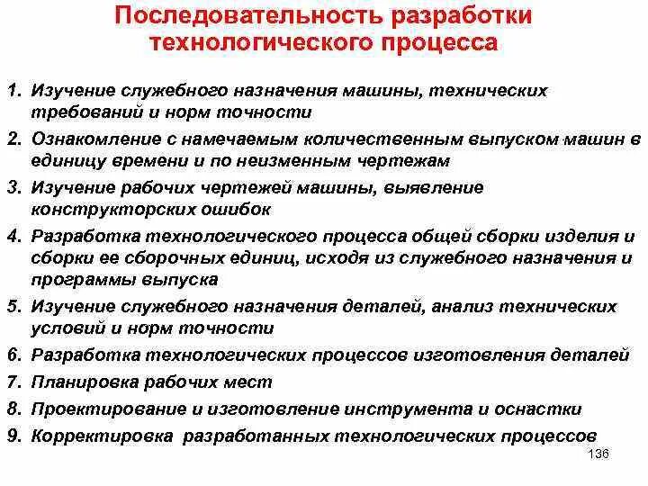 Порядок разработки технологического процесса. Последовательность разработки технологического процесса. Порядок составления технологического процесса. Последовательность составления технологических процессов. Основные правила сборки