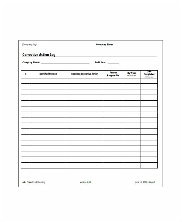Шаблон word excel. Action log. action log шаблон excel. что такое action log в проекте.