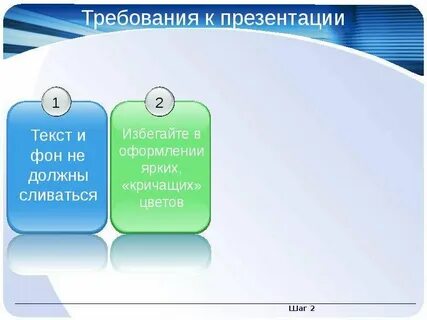 Шаг презентация