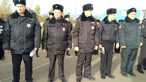 Зимняя форма полиции нового