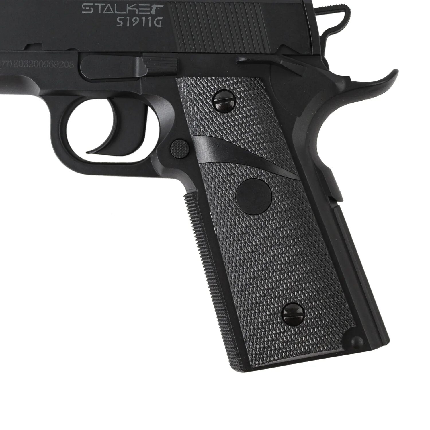 Stalker s1911g. Пистолет пневматический stalker s1911g к.4,5мм. s1911g. пневматический пистолет stalker s1911g 4,5 мм (st-12051g) обзор.