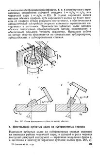 Нарезание зубчатых колес методом обкатки