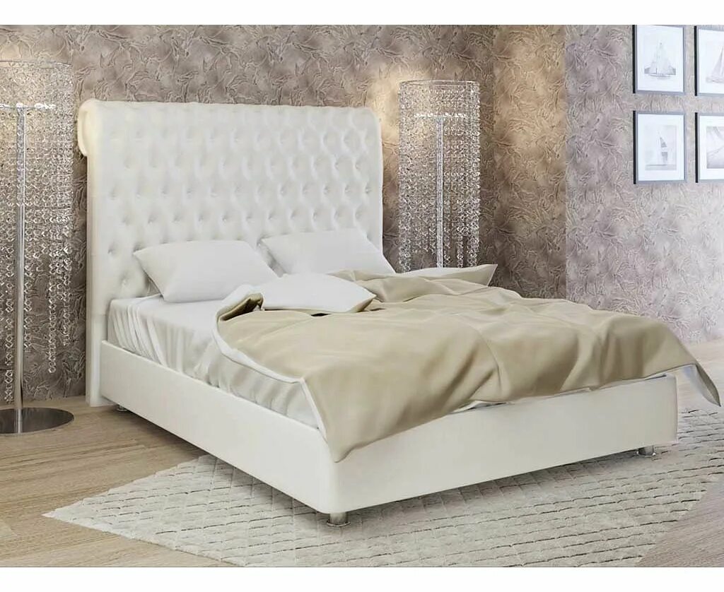 Купить кровать в спб. Кровать Benartti Greta белая. Кровать Benartti Greta 200х200. Кровать Арабелла. Кровать Sontelle Киара 180х225.