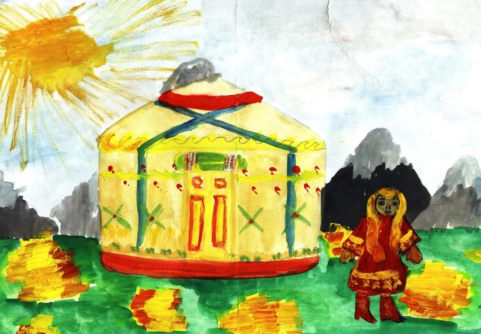 Народы гор и степей. Иглу жилище эскимосов рисунок. Народы гор рисование 4 класс. Искусство народов гор и степей. Народы гор и степей рисование.