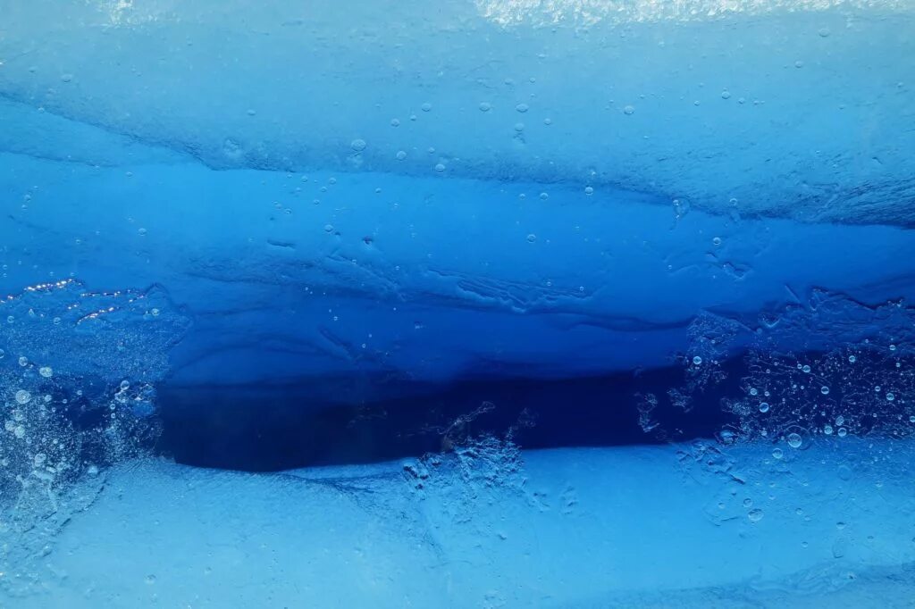 Замерзание воды. Вода подо льдом. Под водой зимой. Замерзшая вода. Вид подо льдом.