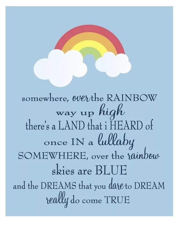 Песня over the rainbow. Over the Rainbow. Somewhere the Rainbow. Somewhere on the Rainbow. Iz somewhere over the Rainbow.