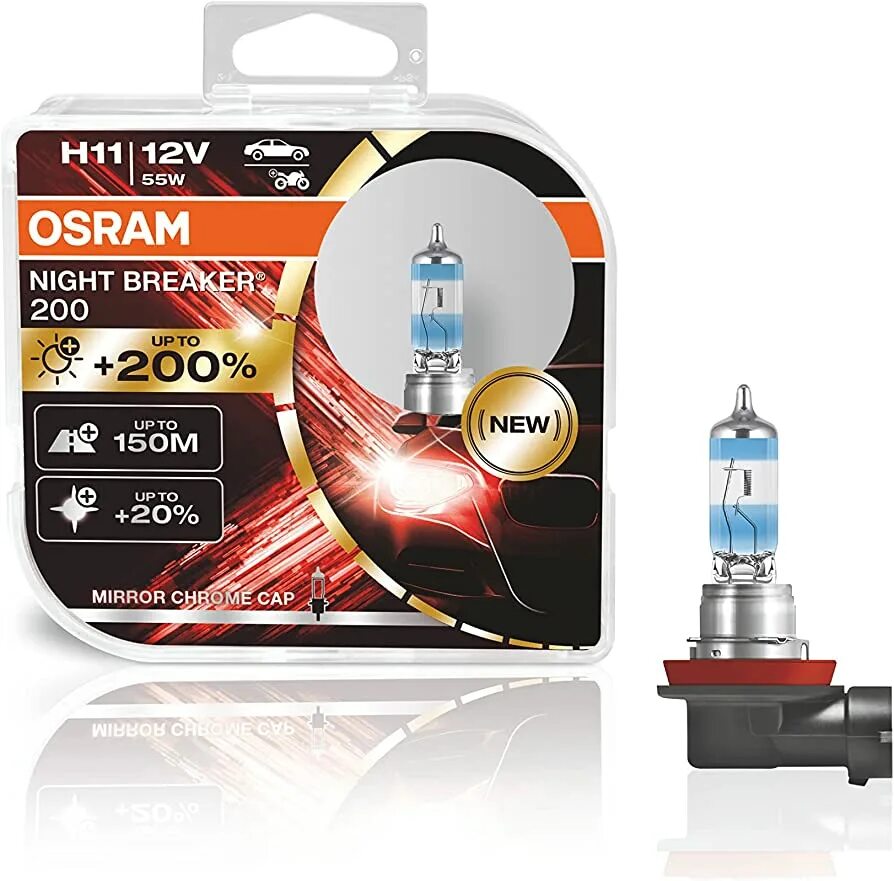 H4 osram night. H4 osram night