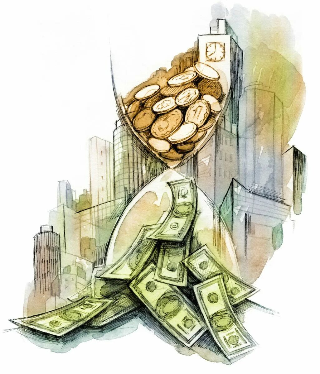 Деньги рисунок. Инвестиции иллюстрация. Деньги скетч. Картины с изображением денег.