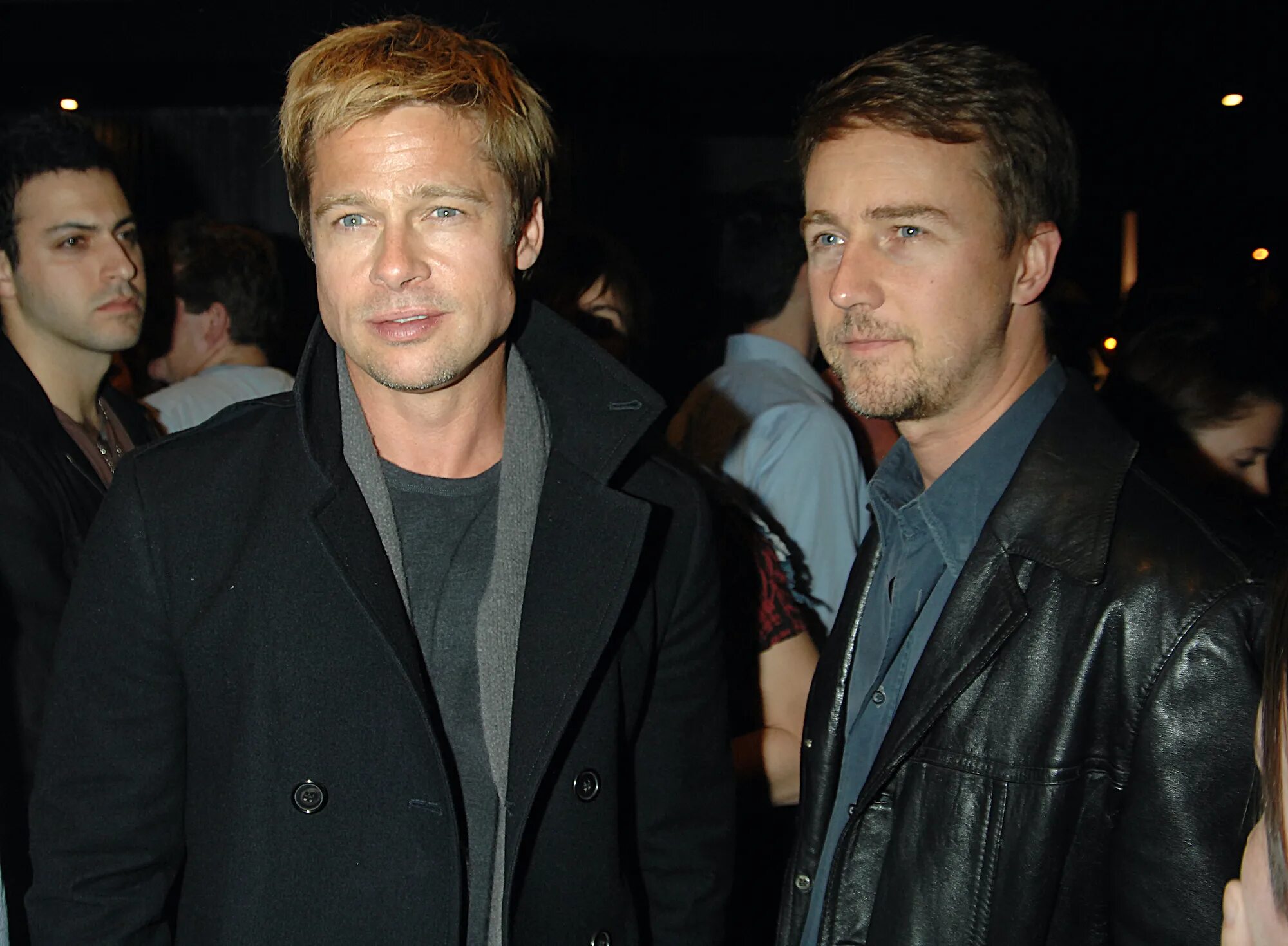 Нортон питт. Brad Pitt and Edward Norton.