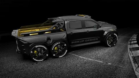 Дизайн пикапа Exy Monster X Concept Mercedes-Benz X-Class.