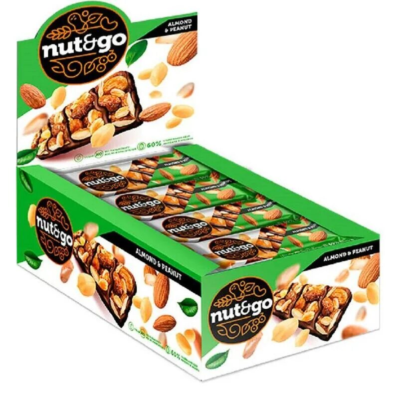Gone nuts. Nut go батончик Almond Peanut. Батончик nut and go миндальный 34г. КДВ nut n go батончик. NUTGO батончик миндальный 34 г.
