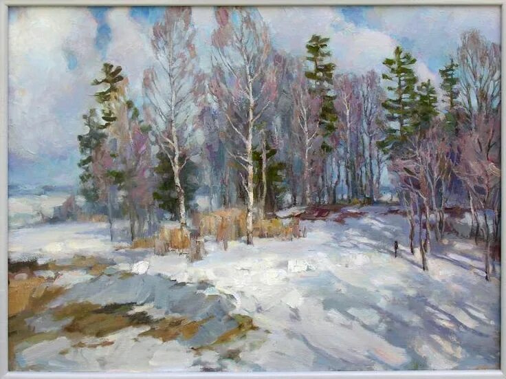 Синий цвет в живописи. Холодный воск для живописи. Холодный художник. Модерн картины. Пейзаж в холодных тонах.