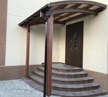 Ступеньки и навес для дома