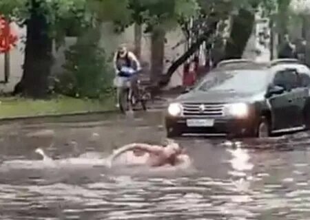 Москву залили
