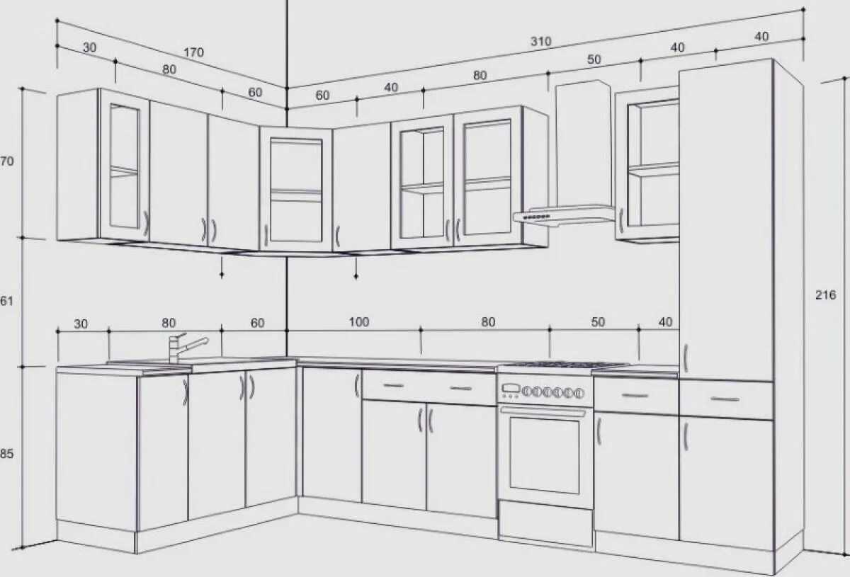 Сайт с размерами мебели. Кухня икеа чертеж. Угловая кухня чертеж. Проект кухни чертеж.