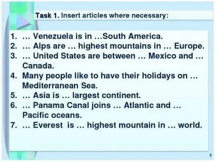Articles with countries