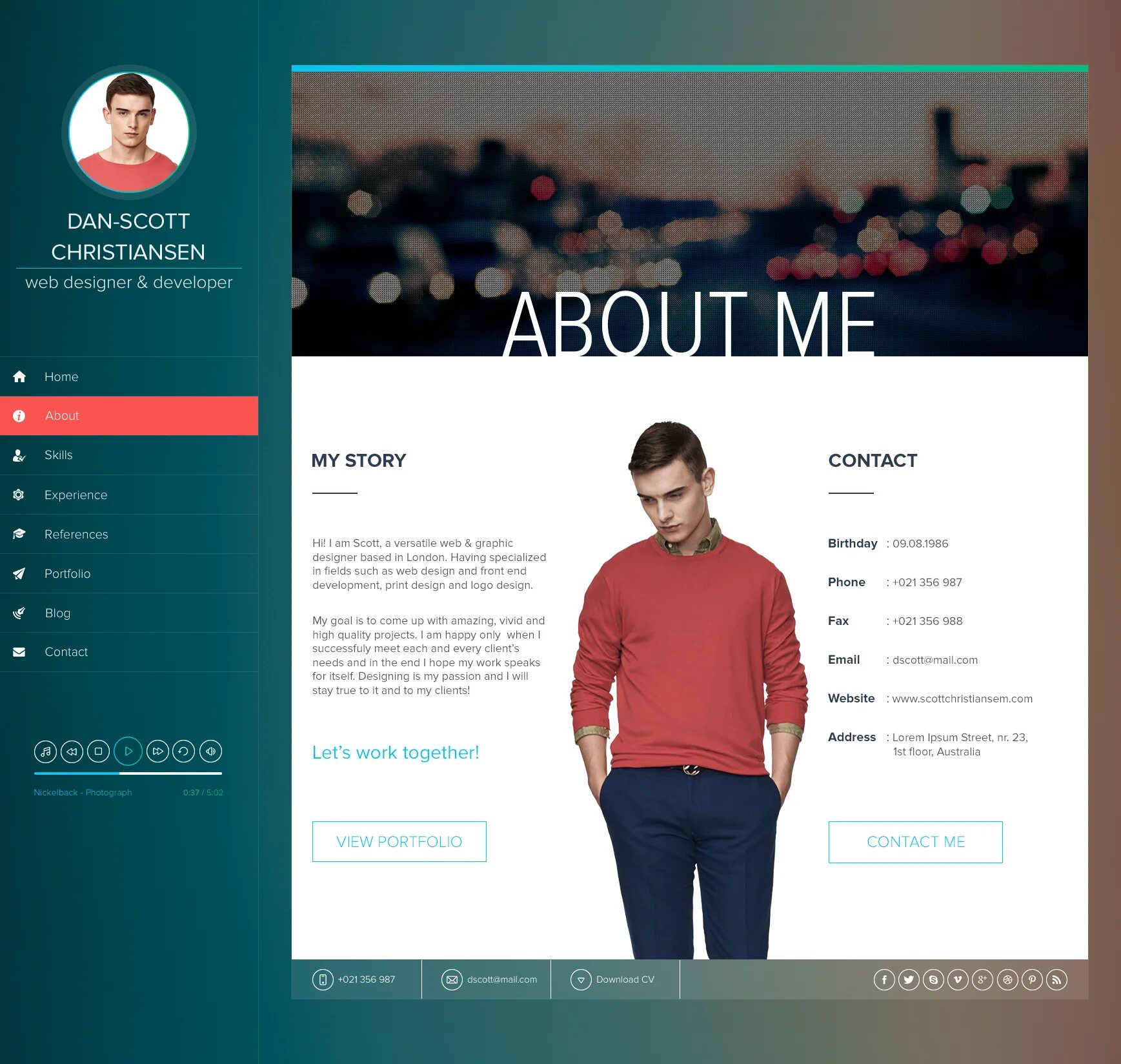 Блог портфолио. Сайт портфолио frontend разработчика. cv портфолио. резюме html. портфолио html css.