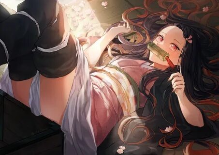 Wallpaper : gadis anime, seni digital, karya seni, potret, 2D, Kimetsu no Y...