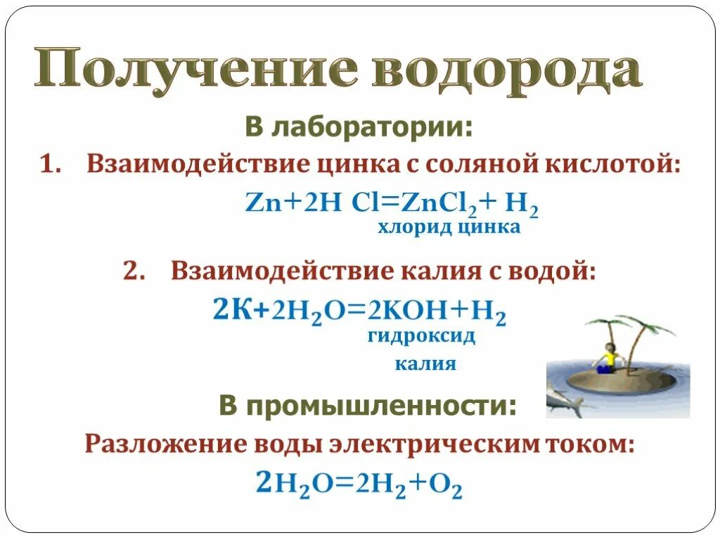 Получение водорода взаимодействием металла с кислотой. Как из соляной кислоты получить водород. Способы получения водорода уравнения реакций. Получение водорода из цинка и соляной кислоты. Реакции водорода с получением воды