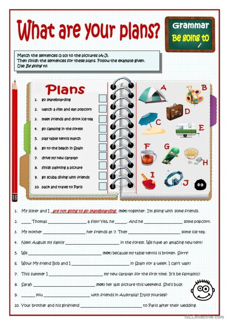 Worksheets грамматика. To be going to или will Worksheets. My Plans for the Future Worksheet. Be going to Worksheets 6 класс. Going to future plans