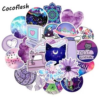 Фиолетовые стикеры
