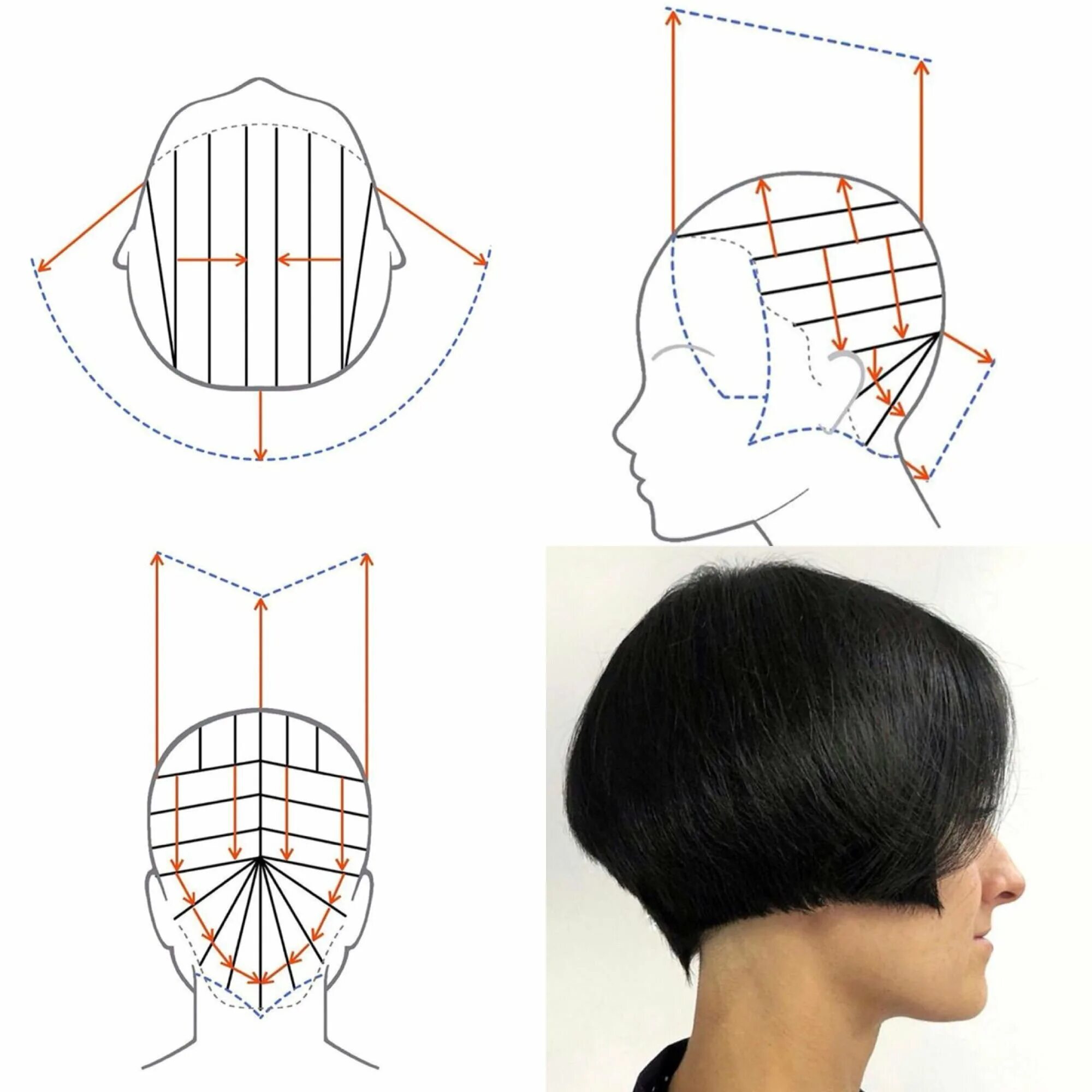 Боб каре техника. Технология стрижки Боб градуированное. Схема стрижки сессон. Градуированное каре на короткие волосы техника стрижки. Схема стрижки Боб каре градуированное.