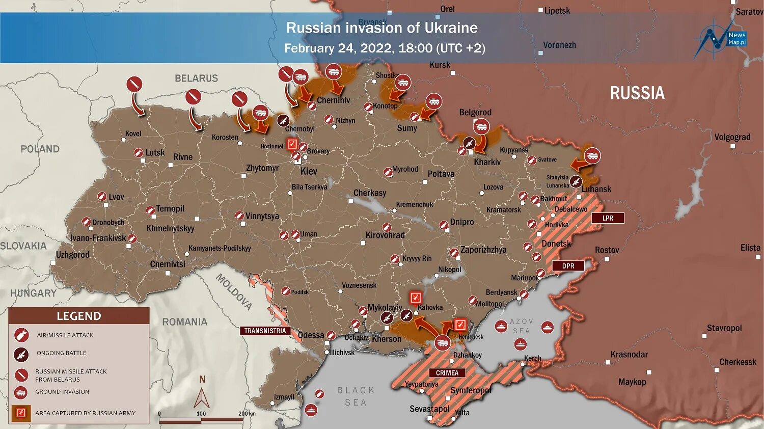 Карта боевых действий на Украине на 25 02 2022. Военная карта боевых действий на Украине. Украинская карта войны на Украине. Граница боевых действий на Украине на карте. Местоположение украины