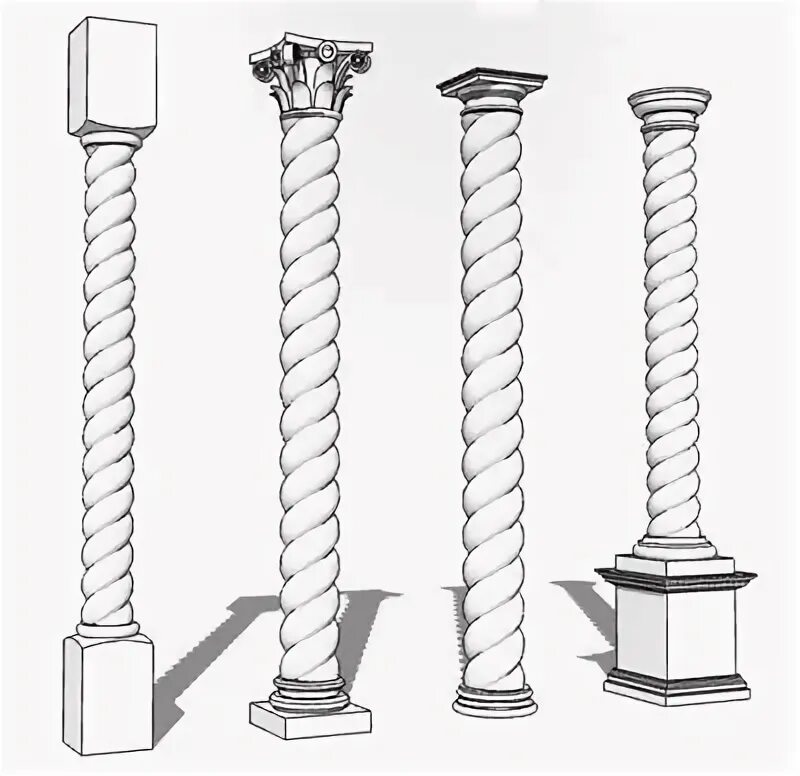 Turned columns
