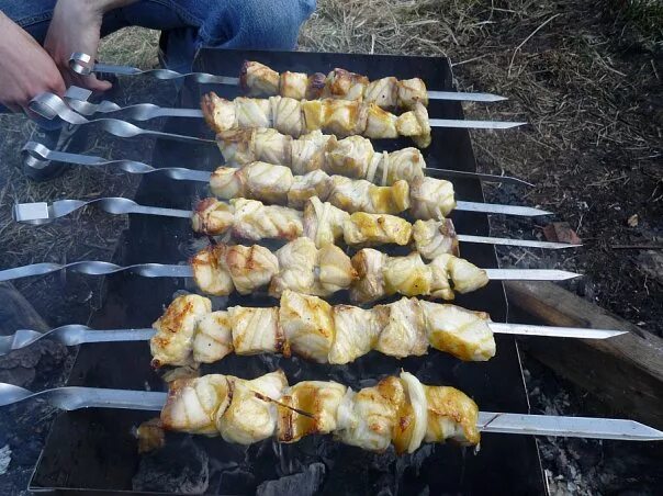 Шашлык из осетра