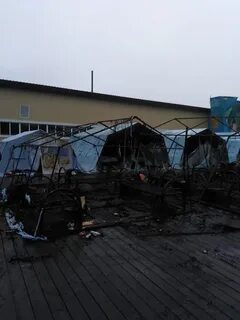 Сгорел в палатке