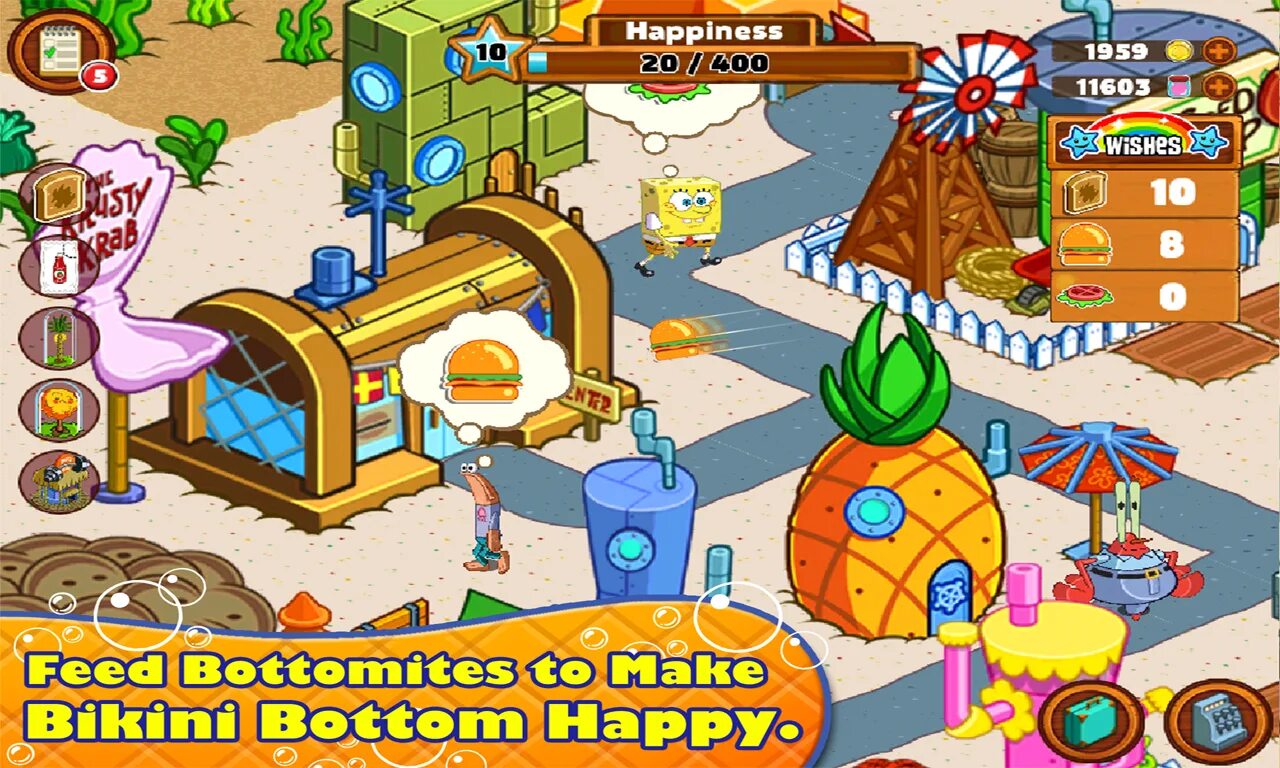 Мод много денег spongebob adventures