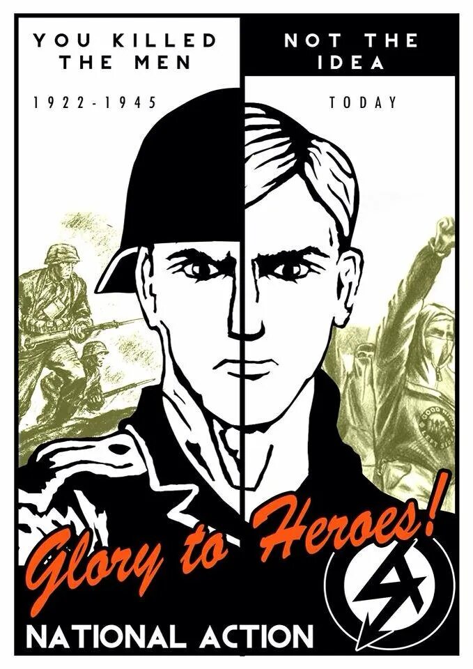 Man will die but not his ideas. You can Kill the man but not the idea. You Killing the men. Not the idea. Унтерменш.