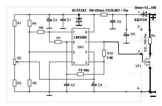 Регулятор напряжения на lm358 схема. ШИМ регулятор на lm358 схема. Регулятор тока на lm358 схема. ШИМ регулятор на lm358 и полевом транзисторе.