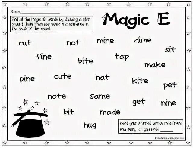 Magic e