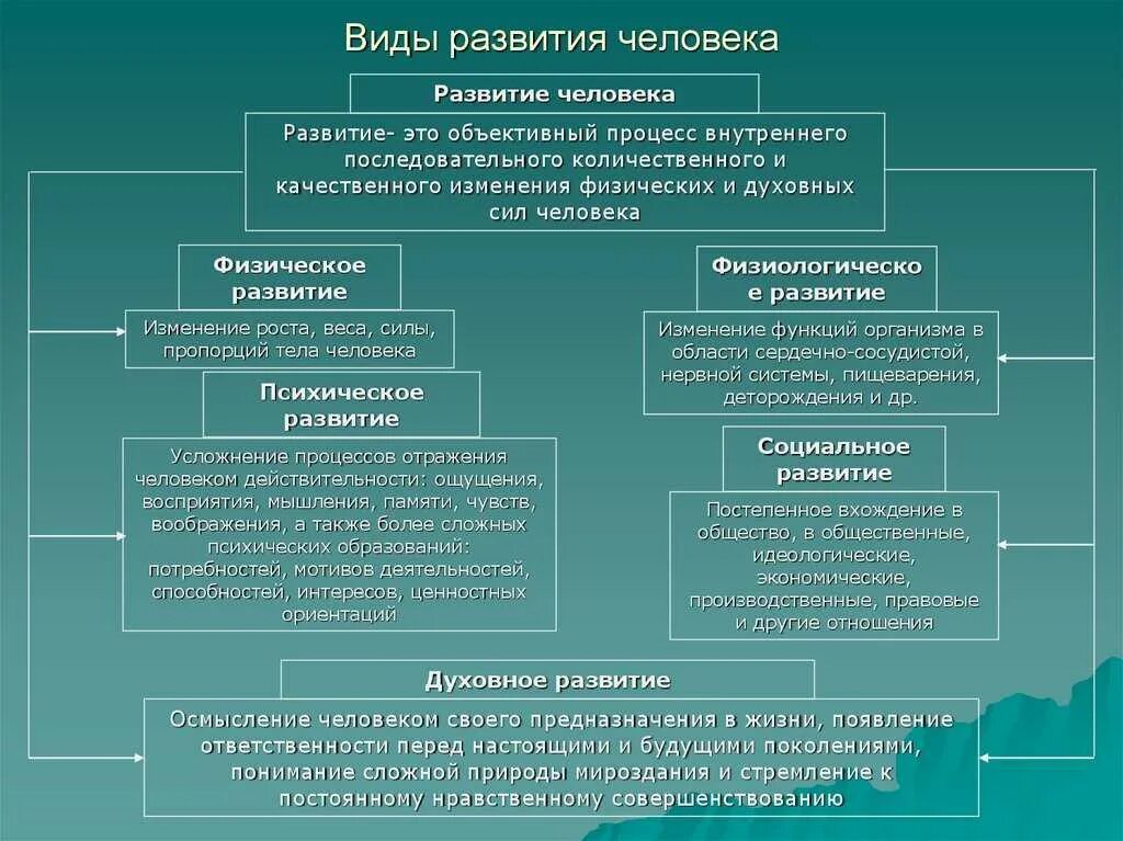 В чем заключается процесс развития для человека. Виды развития человека. Виды развития психики. Виды развития в психологии. Виды психического развития человека.